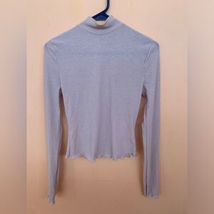 SHEIN beige ribbed turtleneck